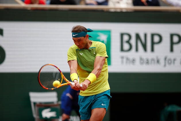 23 05 2022, Tennis, French Open 2022 Roland Garros, FRA, Paris, Roland Garros picture v li Rafael Nadal ESP Copyright: HMBxMedia AntonioxBorga