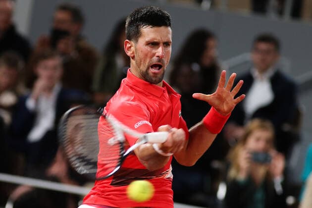 2022 French Open - Day Two Novak Djokovic during his match against Yoshihito Nishioka on Philipe Chartier court in the 2022 French Open finals day two, in Paris, France, on May 23, 2022. Paris France  Copyright: xIbrahimxEzzatx originalFilename:ezzat-notitle220523_np0VJ.jpg