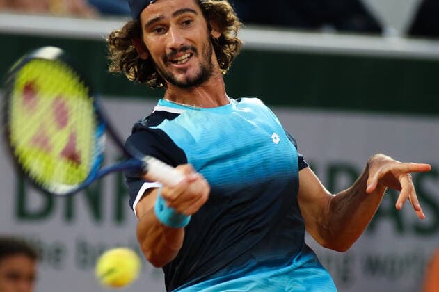2022 French Open - Day Two Lloyd Harris during his match against Richard Gasquet on Suzanne Lenglen court in the 2022 French Open finals day two, in Paris, France, on May 23, 2022. Paris France  Copyright: xIbrahimxEzzatx originalFilename:ezzat-notitle220523_npaML.jpg
