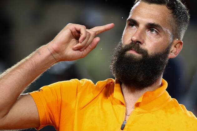 2022 French Open - Day Two Benoit Paire during his match against Ilya Ivashka on Simonne Mathieu court in the 2022 French Open finals day two, in Paris, France, on May 23, 2022. Paris France  Copyright: xIbrahimxEzzatx originalFilename:ezzat-notitle220523_npiAA.jpg