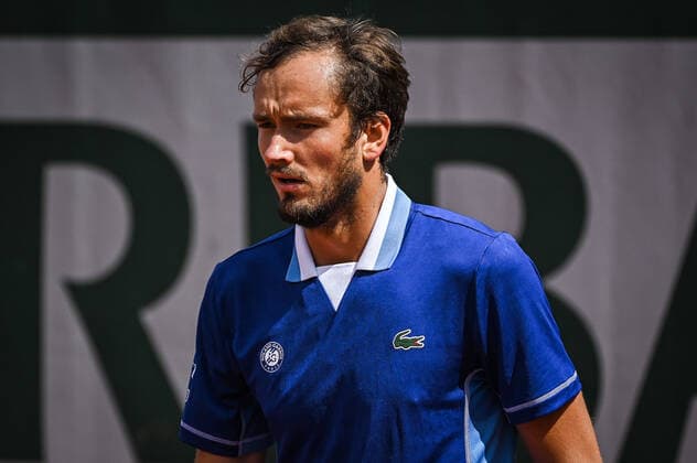 May 24, 2022, Paris, France, France: Daniil MEDVEDEV of Russia during the Day three of Roland-Garros 2022, French Open 2022, Grand Slam tennis tournament at the Roland-Garros stadium on May 24, 2022 in Paris, France. Paris France - ZUMAm308 20220524_zsp_m308_003 Copyright: xMatthieuxMirvillex