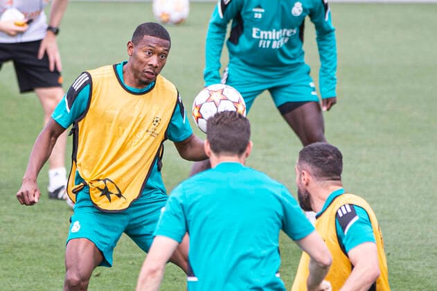 Sport Bilder des Tages 24.05.2022, Madrid, Spain. David Alaba of Real Madrid CF in action during open media day Real Madrid at Ciudad deportiva Real Madrid on 24 Mal 2022 in Madrid Spain. Madrid Ciudad deportiva Real Madrid Community of Madrid Spain *** 24 05 2022, Madrid, Spain David Alaba of Real Madrid CF in action during open media day Real Madrid at Ciudad deportiva Real Madrid on 24 Mal 2022 in Madrid Spain Madrid Ciudad deportiva Real Madrid Community of Madrid Spain  Copyright: xJustPictures.ch Eurasiax-xAlvaroxMedrandax