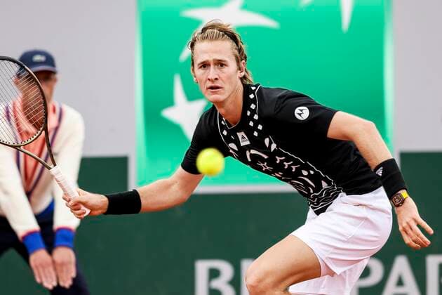 TENNIS - French Open 2022 PARIS,FRANCE,24.MAY.22 - TENNIS - ATP, Tennis Herren World Tour, French Open, Roland Garros, Grand Slam. Image shows Sebastian Korda (USA).  GEPAxpictures xPatrickxSteiner