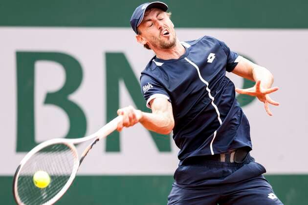 TENNIS - French Open 2022 PARIS,FRANCE,24.MAY.22 - TENNIS - ATP, Tennis Herren World Tour, French Open, Roland Garros, Grand Slam. Image shows John Millman (AUS).  GEPAxpictures xPatrickxSteiner