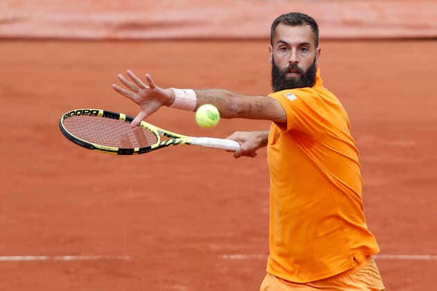 Benoit Paire (FRA) TENNIS : Roland-Garros - 24 05 2022 MichaelBaucher Panoramic 