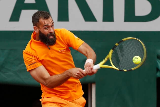 Benoit Paire (FRA) TENNIS : Roland-Garros - 24 05 2022 MichaelBaucher Panoramic 
