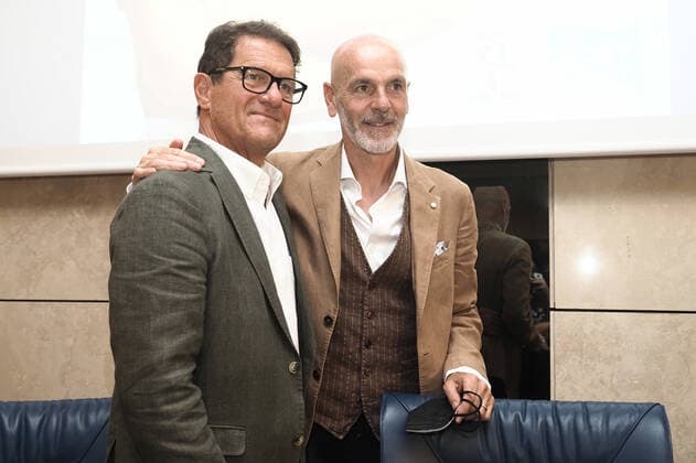 Photo Michele Nucci LaPresse May, 2022 - Bologna, Italy - news in the pic: Bulgarelli award for best Serie A coach (Stefano Pioli), best young Serie A footballer (Giacomo Raspadori) and best Serie A female coach (Gianpiero Piovani)  Copyright: xMichelexNucci LaPressex