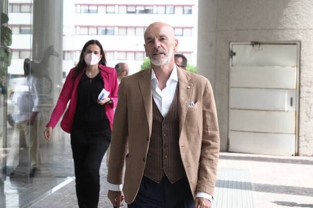 Photo Michele Nucci LaPresse May, 2022 - Bologna, Italy - news in the pic: Bulgarelli award for best Serie A coach (Stefano Pioli), best young Serie A footballer (Giacomo Raspadori) and best Serie A female coach (Gianpiero Piovani)  Copyright: xMichelexNucci LaPresse MICHELExNx