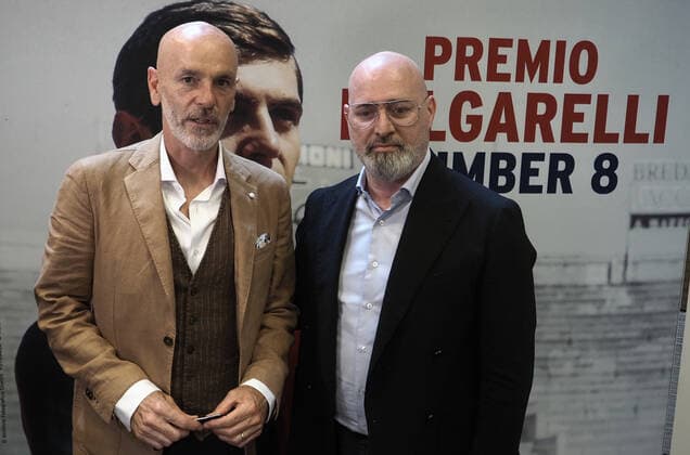 Photo Michele Nucci LaPresse May, 2022 - Bologna, Italy - news in the pic: Bulgarelli award for best Serie A coach (Stefano Pioli), best young Serie A footballer (Giacomo Raspadori) and best Serie A female coach (Gianpiero Piovani)  Copyright: xMichelexNucci LaPresse MichelexNx