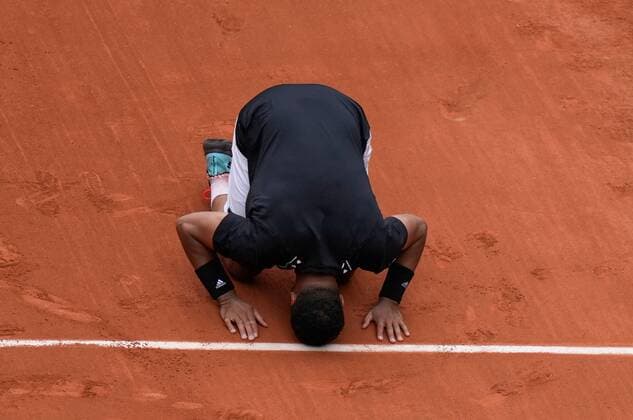 Mandatory Credit: Photo by Dave Shopland Shutterstock (12954044af) French Player Jo-Wilfried Tsonga plays his final match French Open Tennis, Day 3, Roland Garros, Paris, France - 24 May 2022 French Open Tennis, Day 3, Roland Garros, Paris, France - 24 May 2022  Copyright: xDavexShopland Shutterstockx 12954044af
