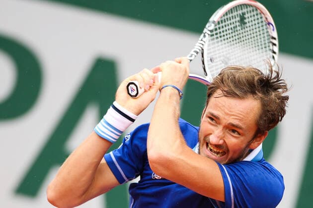 Roland-Garros 2022, French Open 2022 Daniil Medvedev during his match against Facundo Bagnis on Suzanne Lenglen court in the 2022 French Open finals day three. PARIS France  Copyright: xIbrahimxEzzatx originalFilename:ezzat-notitle220524_npijt.jpg