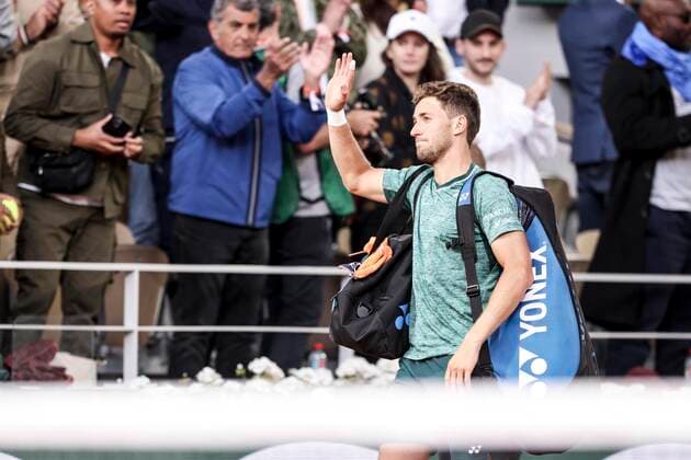 TENNIS - French Open 2022 PARIS,FRANCE,24.MAY.22 - TENNIS - ATP, Tennis Herren World Tour, French Open, Roland Garros, Grand Slam. Image shows Casper Ruud (NOR).  GEPAxpictures xPatrickxSteiner