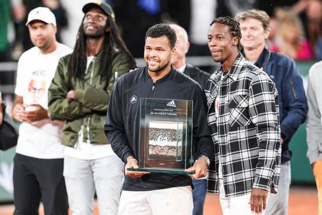 Tennis, French Open, Day 3, Jo-Wilfried Tsonga says goodbye to active tennis