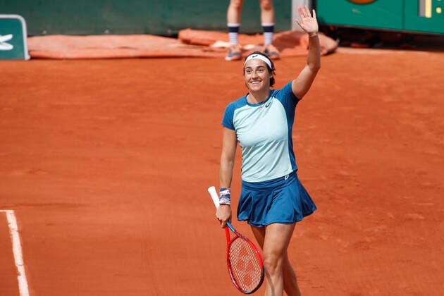 Caroline Garcia (FRA) - Joie TENNIS : Roland-Garros - 24 05 2022 MichaelBaucher Panoramic 