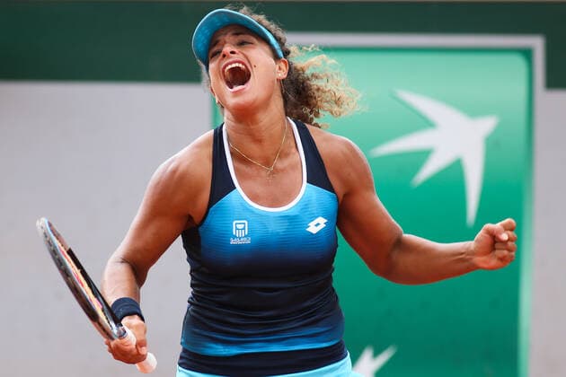 Roland-Garros 2022, French Open 2022 Mayar Sherif against Marta Kostyuk on court 12 in the 2022 French Open finals day three. PARIS France  Copyright: xIbrahimxEzzatx originalFilename:ezzat-notitle220524_npzP7.jpg