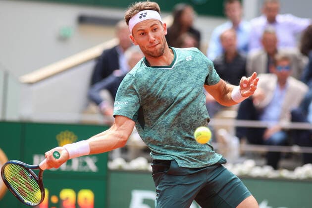 Roland-Garros 2022, French Open 2022 Casper Ruud during his match against Jo-Wilfried Tsonga on Philipe Chartier court in the 2022 French Open finals day three PARIS France  Copyright: xIbrahimxEzzatx originalFilename:ezzat-notitle220524_npwtQ.jpg