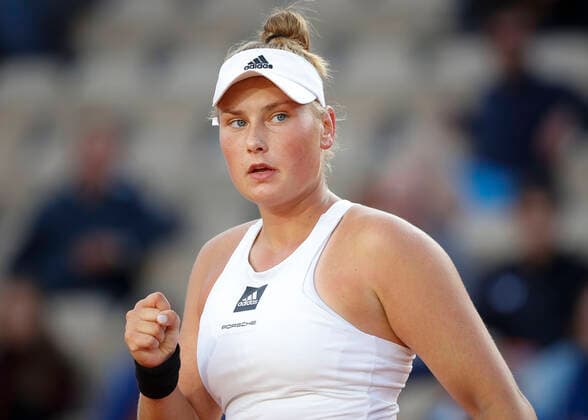 French Open 2022, Nastasja Schunk GER makes fist and cheers,jubilation,joy,emotion Copyright: xJuergenxHasenkopfx