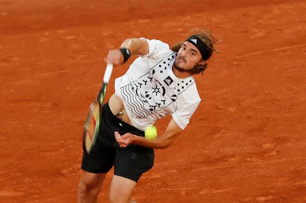 Stefanos Tsitsipas (GRE) TENNIS : Roland-Garros - 24 05 2022 MichaelBaucher Panoramic 