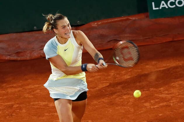 Aryna Sabalenka TENNIS : Roland-Garros - 24 05 2022 MichaelBaucher Panoramic 