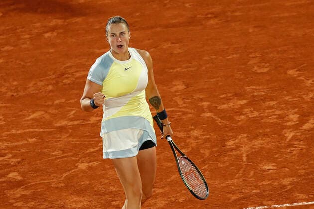 Aryna Sabalenka - Joie TENNIS : Roland-Garros - 24 05 2022 MichaelBaucher Panoramic 