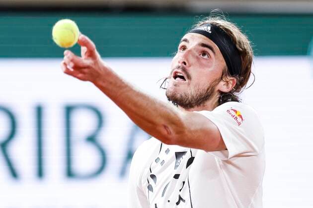 TENNIS - French Open 2022 PARIS,FRANCE,24.MAY.22 - TENNIS - ATP, Tennis Herren World Tour, French Open, Roland Garros, Grand Slam. Image shows Stefanos Tsitsipas (GRE).  GEPAxpictures xPatrickxSteiner