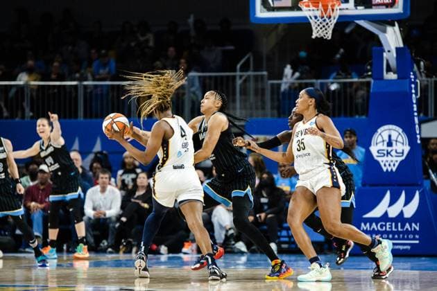 Basketball, Women, WNBA, Chicago Sky - Indiana Fever