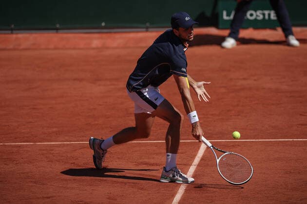 John ISNER (USA) contre Gregoire BARRERE (FRA) TENNIS : Roland Garros 2022 - 25 05 2022 AurelienMorissard Panoramic 