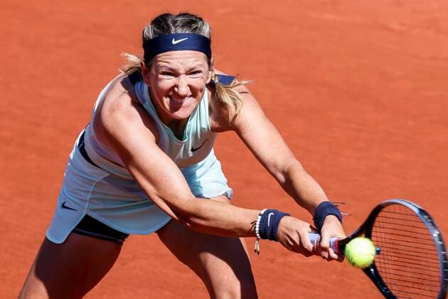 TENNIS - French Open 2022 PARIS,FRANCE,25.MAY.22 - TENNIS - WTA, Tennis Damen Tour, French Open, Roland Garros, Grand Slam. Image shows Victoria Azarenka ( ).  GEPAxpictures xPatrickxSteiner
