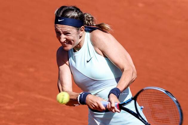 TENNIS - French Open 2022 PARIS,FRANCE,25.MAY.22 - TENNIS - WTA, Tennis Damen Tour, French Open, Roland Garros, Grand Slam. Image shows Victoria Azarenka ( ).  GEPAxpictures xPatrickxSteiner