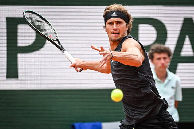 May 25, 2022, Paris, France, France: Alexander ZVEREV of Germany during the Day four of Roland-Garros 2022, French Open 2022, Grand Slam tennis tournament at the Roland-Garros stadium on May 25, 2022 in Paris, France. Paris France - ZUMAm308 20220525_zsp_m308_024 Copyright: xMatthieuxMirvillex
