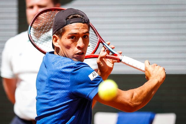 May 25, 2022, Paris, France, France: Sebastian BAEZ of Argentina during the Day four of Roland-Garros 2022, French Open 2022, Grand Slam tennis tournament at the Roland-Garros stadium on May 25, 2022 in Paris, France. Paris France - ZUMAm308 20220525_zsp_m308_028 Copyright: xMatthieuxMirvillex