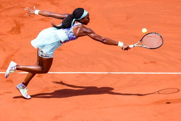 TENNIS - French Open 2022 PARIS,FRANCE,25.MAY.22 - TENNIS - WTA, Tennis Damen Tour, French Open, Roland Garros, Grand Slam. Image shows Coco Gauff (USA).  GEPAxpictures xPatrickxSteiner