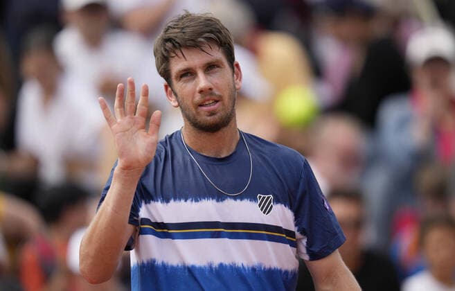 Mandatory Credit: Photo by Dave Shopland Shutterstock (12954391by) Great Britain s Cameron Norrie wins 2nd round match in straight sets French Open Tennis, Day 4, Roland Garros, Paris, France - 25 May 2022 French Open Tennis, Day 4, Roland Garros, Paris, France - 25 May 2022  Copyright: xDavexShopland Shutterstockx 12954391by
