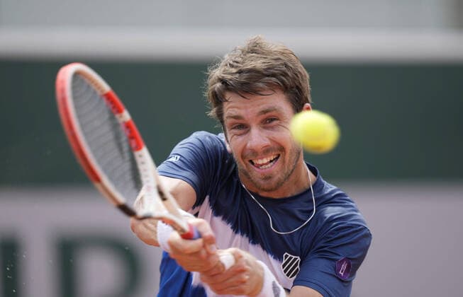 Mandatory Credit: Photo by Dave Shopland Shutterstock (12954391bq) Great Britain s Cameron Norrie wins 2nd round match in straight sets French Open Tennis, Day 4, Roland Garros, Paris, France - 25 May 2022 French Open Tennis, Day 4, Roland Garros, Paris, France - 25 May 2022  Copyright: xDavexShopland Shutterstockx 12954391bq
