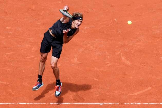 TENNIS - French Open 2022 PARIS,FRANCE,25.MAY.22 - TENNIS - ATP, Tennis Herren World Tour, French Open, Roland Garros, Grand Slam. Image shows Alexander Zverev (GER).  GEPAxpictures xPatrickxSteiner