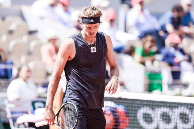 TENNIS - French Open 2022 PARIS,FRANCE,25.MAY.22 - TENNIS - ATP, Tennis Herren World Tour, French Open, Roland Garros, Grand Slam. Image shows Alexander Zverev (GER).  GEPAxpictures xPatrickxSteiner