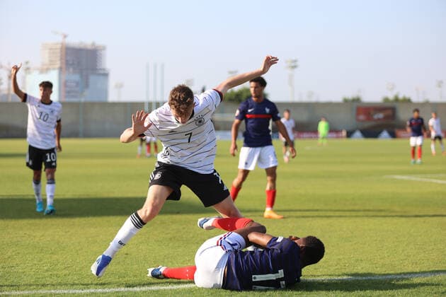 Football, U17, European Championship, Germany - France