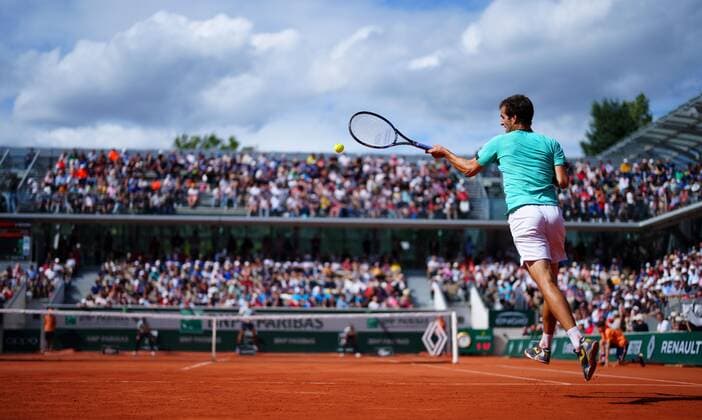 Mandatory Credit: Photo by Javier Garcia Shutterstock (12954376aj) Albert Ramos-Vinolas in second round action French Open Tennis, Day 4, Roland Garros, Paris, France - 25 May 2022 French Open Tennis, Day 4, Roland Garros, Paris, France - 25 May 2022  Copyright: xJavierxGarcia Shutterstockx 12954376aj