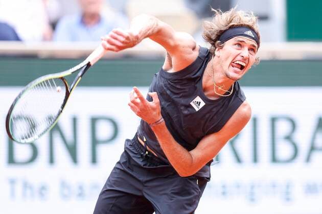 TENNIS - French Open 2022 PARIS,FRANCE,25.MAY.22 - TENNIS - ATP, Tennis Herren World Tour, French Open, Roland Garros, Grand Slam. Image shows Alexander Zverev (GER).  GEPAxpictures xPatrickxSteiner