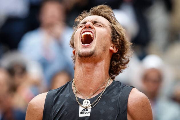Sport Bilder des Tages May 25, 2022, Paris, France, France: Alexander ZVEREV of Germany celebrates his victory during the Day four of Roland-Garros 2022, French Open 2022, Grand Slam tennis tournament at the Roland-Garros stadium on May 25, 2022 in Paris, France. Paris France - ZUMAm308 20220525_zsp_m308_051 Copyright: xMatthieuxMirvillex