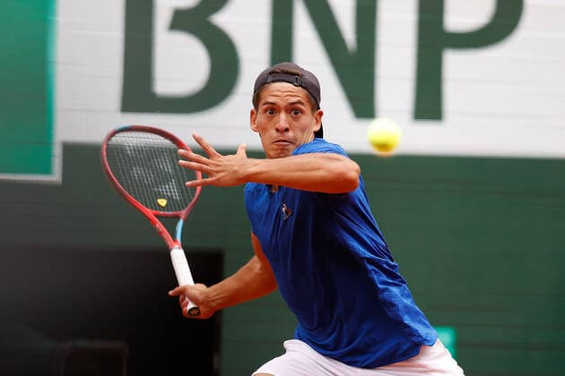25 05 2022, Tennis, French Open 2022 Roland Garros, FRA, Paris, Roland Garros picture v li Sebastian Baez ARG Copyright: HMBxMedia AntonioxBorga