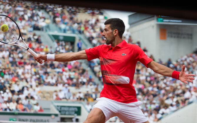 Roland Garros - Day 4 Novak Djokovic (SRB) during the day four of Roland Garros on May 25, 2022 in Paris, France. Paris France  Copyright: xFotoxOlimpikx originalFilename:jastrzebowski-rolandga220525_npVRV.jpg