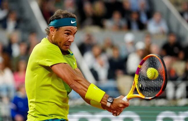 Mandatory Credit: Photo by Dave Shopland Shutterstock (12954391eh) Spain s Rafael Nadal 2nd Round Match French Open Tennis, Day 4, Roland Garros, Paris, France - 25 May 2022 French Open Tennis, Day 4, Roland Garros, Paris, France - 25 May 2022  Copyright: xDavexShopland Shutterstockx 12954391eh