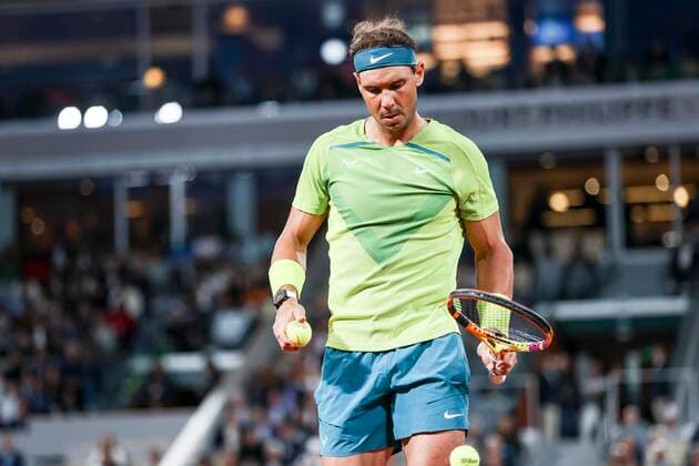 TENNIS - French Open 2022 PARIS,FRANCE,25.MAY.22 - TENNIS - ATP, Tennis Herren World Tour, French Open, Roland Garros, Grand Slam. Image shows Rafael Nadal (ESP).  GEPAxpictures xPatrickxSteiner