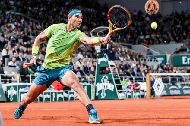 TENNIS - French Open 2022 PARIS,FRANCE,25.MAY.22 - TENNIS - ATP, Tennis Herren World Tour, French Open, Roland Garros, Grand Slam. Image shows Rafael Nadal (ESP).  GEPAxpictures xPatrickxSteiner