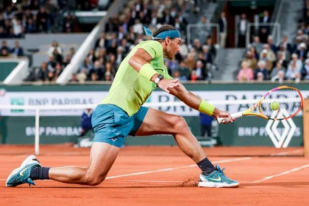 TENNIS - French Open 2022 PARIS,FRANCE,25.MAY.22 - TENNIS - ATP, Tennis Herren World Tour, French Open, Roland Garros, Grand Slam. Image shows Rafael Nadal (ESP).  GEPAxpictures xPatrickxSteiner