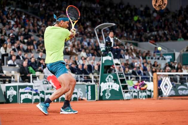 TENNIS - French Open 2022 PARIS,FRANCE,25.MAY.22 - TENNIS - ATP, Tennis Herren World Tour, French Open, Roland Garros, Grand Slam. Image shows Rafael Nadal (ESP).  GEPAxpictures xPatrickxSteiner