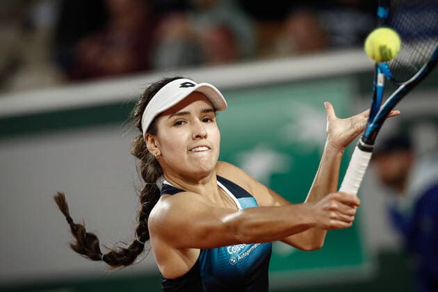 Joie de Diane PARRY (FRA) contre Camila OSORIO (COL) TENNIS : Roland Garros 2022 - 25 05 2022 AurelienMorissard Panoramic 