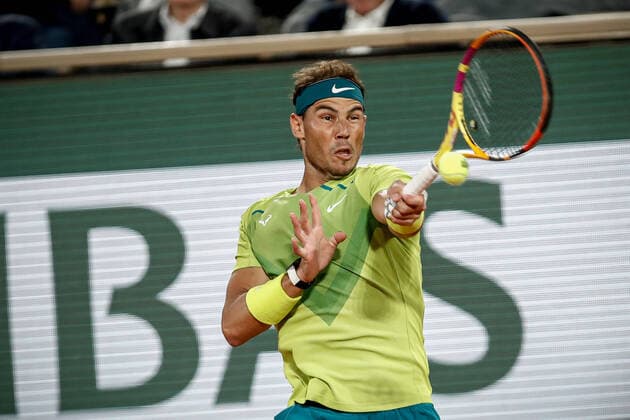 Rafael NADAL (ESP) contre Corentin MOUTET (FRA) TENNIS : Roland Garros 2022 - 25 05 2022 AurelienMorissard Panoramic 