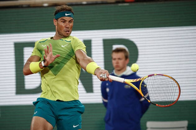 Rafael NADAL (ESP) contre Corentin MOUTET (FRA) TENNIS : Roland Garros 2022 - 25 05 2022 AurelienMorissard Panoramic 